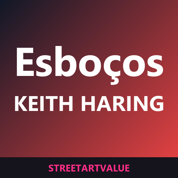 Cadernos de esboços Keith Haring na Amazon