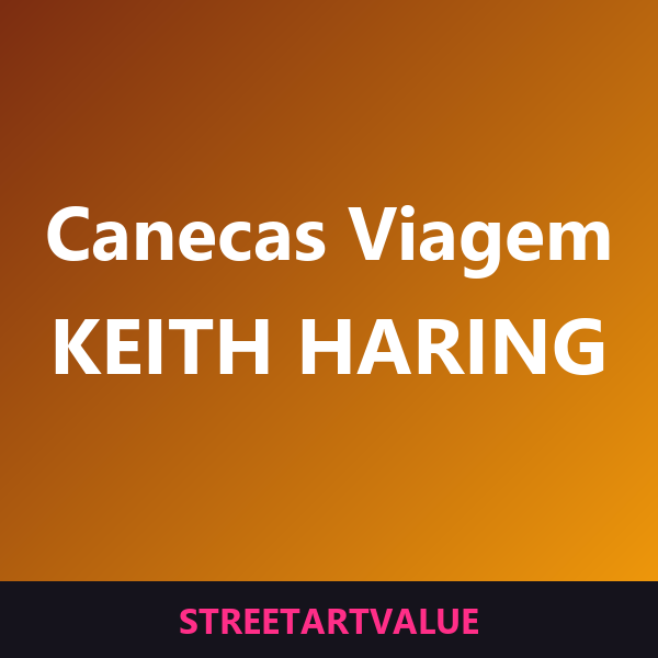 Canecas de viagem Keith Haring na Amazon
