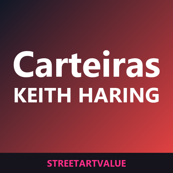 Carteiras Keith Haring na Amazon