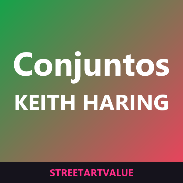 Conjuntos de 3 quadros Haring na Amazon