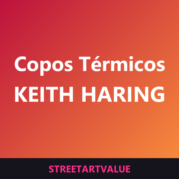 Copos térmicos Keith Haring na Amazon