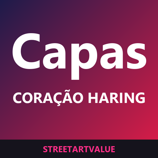 Capas de telemóvel coração Haring na Amazon