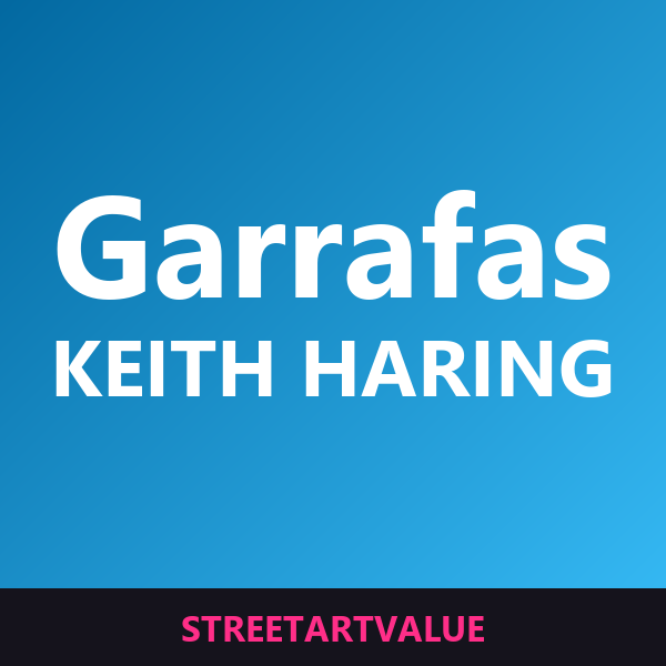 Garrafas de água Keith Haring na Amazon