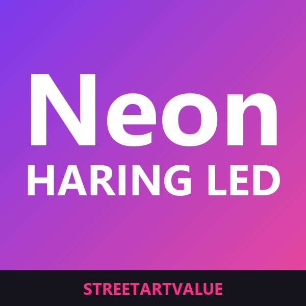 Letreiros neon LED Keith Haring na Amazon