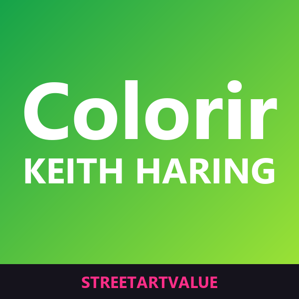 Livros para colorir Keith Haring na Amazon