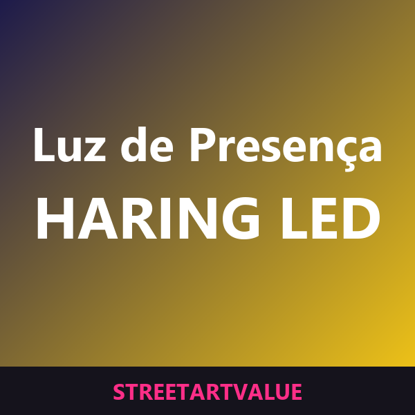 Luzes de presença Keith Haring na Amazon