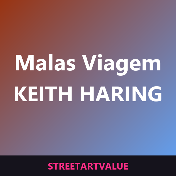 Malas de viagem Keith Haring na Amazon