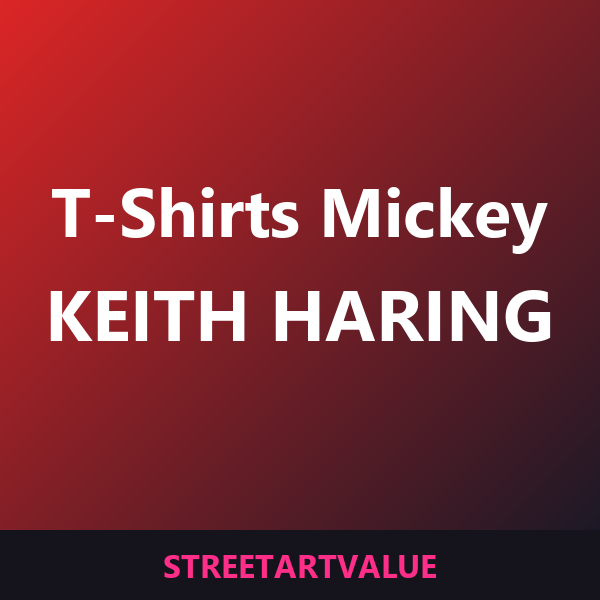 T-shirts Mickey Mouse de Keith Haring na Amazon