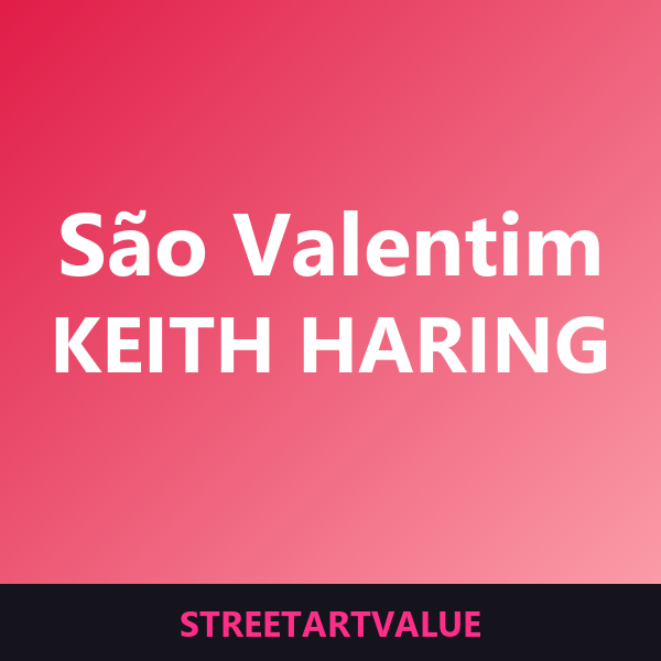 Postais de São Valentim Keith Haring na Amazon