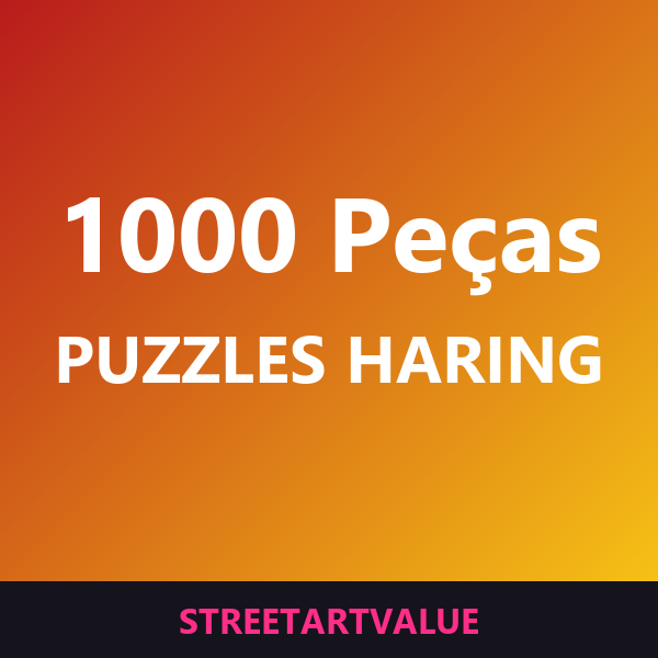 Puzzles Haring de 1000 peças na Amazon