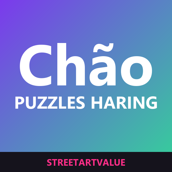 Puzzles de chão Haring na Amazon
