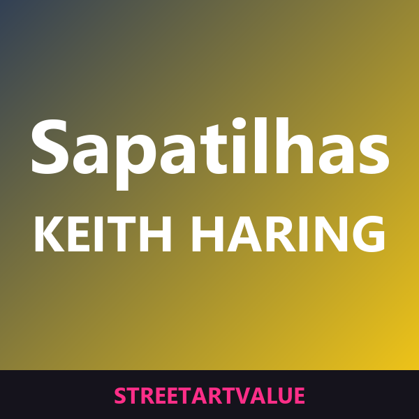 Sapatilhas Keith Haring na Amazon