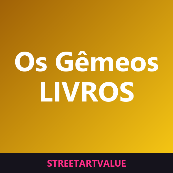 Livros sobre Os Gêmeos na Amazon