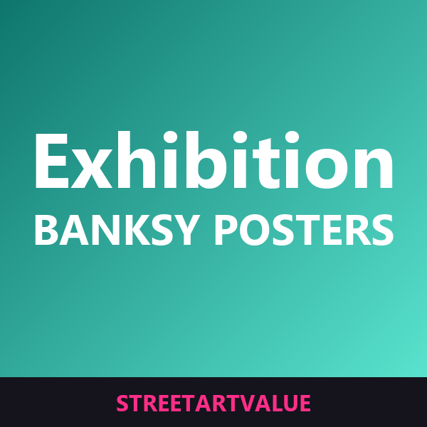 Banksy exhibition posters on Amazon