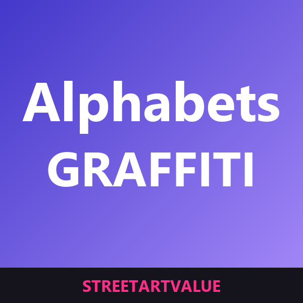 Graffiti alphabets on Amazon