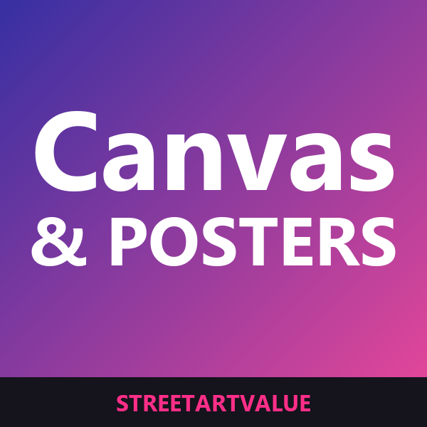 Graffiti canvas & posters on Amazon