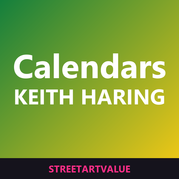 Keith Haring calendars on Amazon