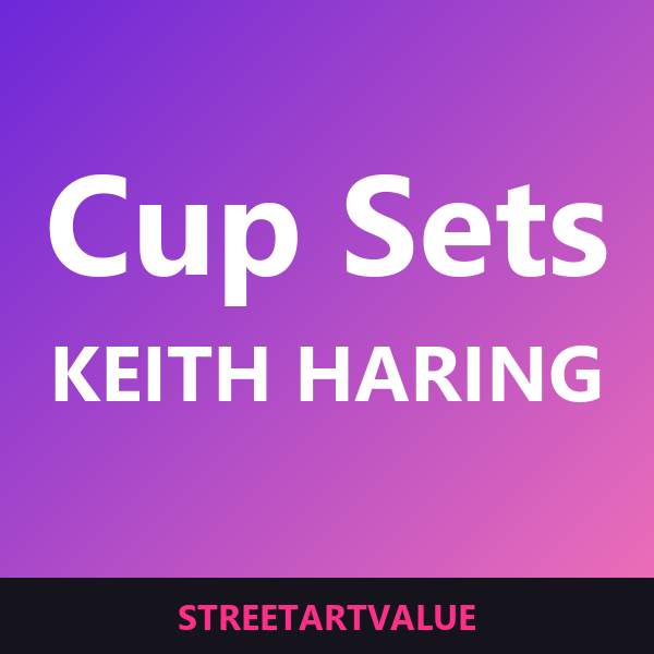 Keith Haring cup sets on Amazon
