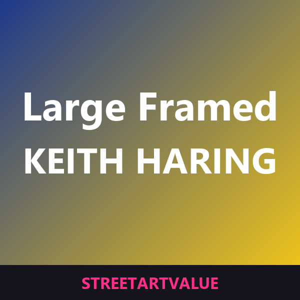 Large framed Haring prints Large framed Haring prints: street art books and supplies on Amazon