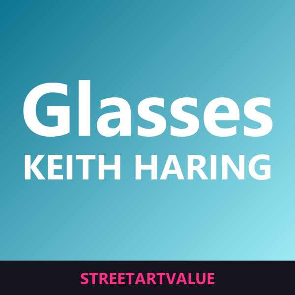 Keith Haring glasses on Amazon