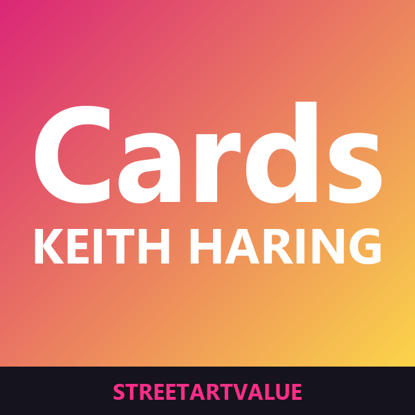 Keith Haring greeting cards on Amazon