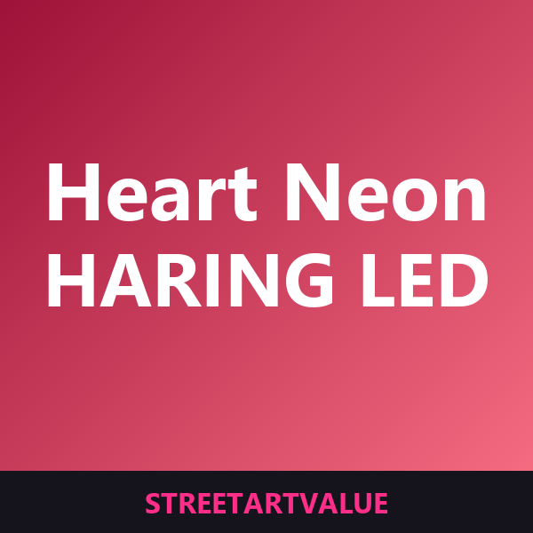 Haring heart neon lights on Amazon