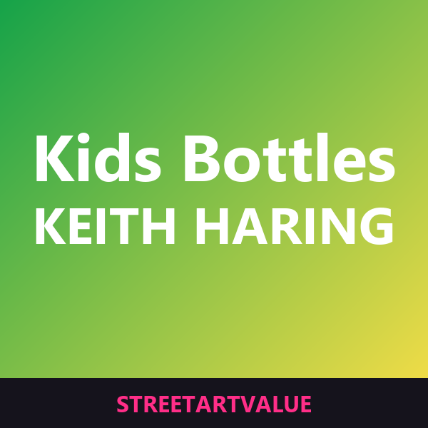 Keith Haring bottles for kids on Amazon