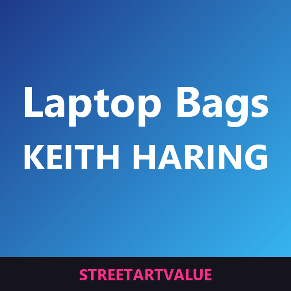 Keith Haring laptop bags on Amazon