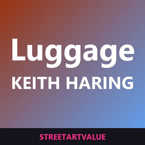 Keith Haring suitcases & luggage on Amazon