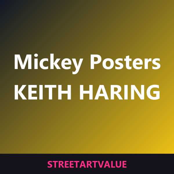 Haring Mickey Mouse posters Haring Mickey Mouse posters: street art books and supplies on Amazon