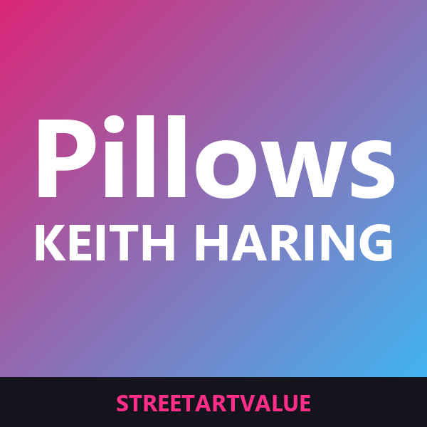 Keith Haring pillow covers: street art books and supplies on Amazon