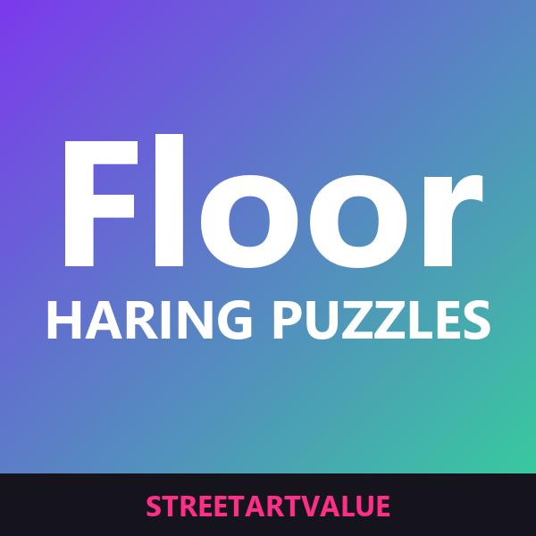Haring floor puzzles on Amazon