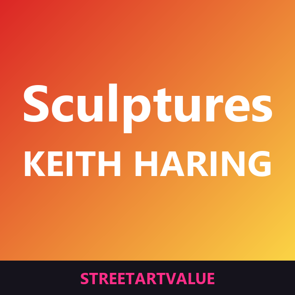 Haring-style figure sculptures: street art books and supplies on Amazon