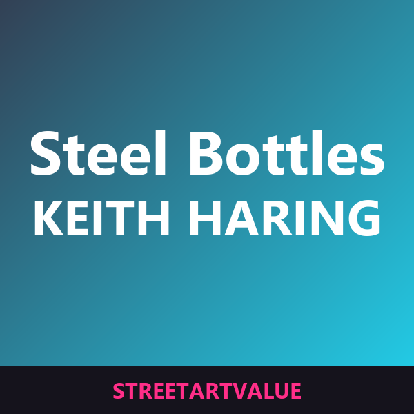 Stainless steel Haring bottles on Amazon