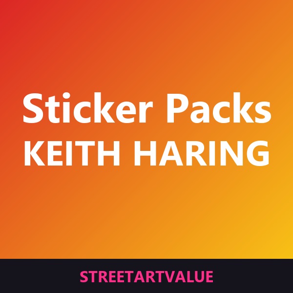 Keith Haring sticker packs on Amazon
