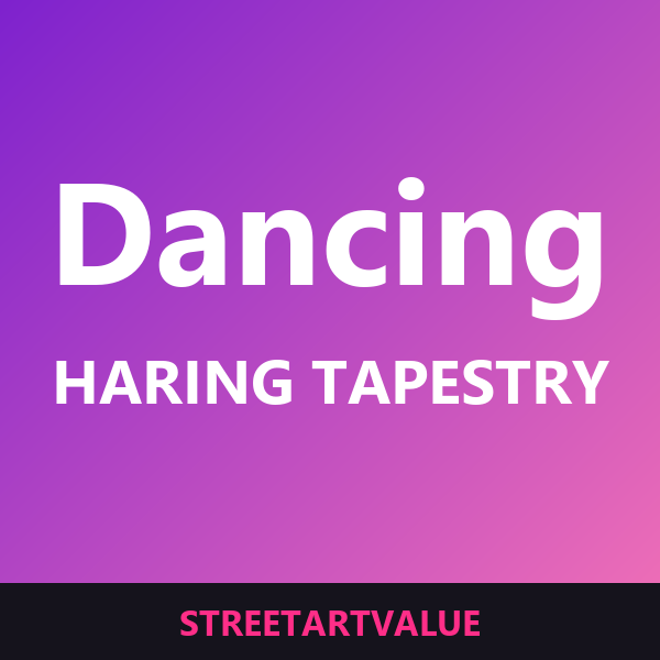 Dancing figures tapestries on Amazon