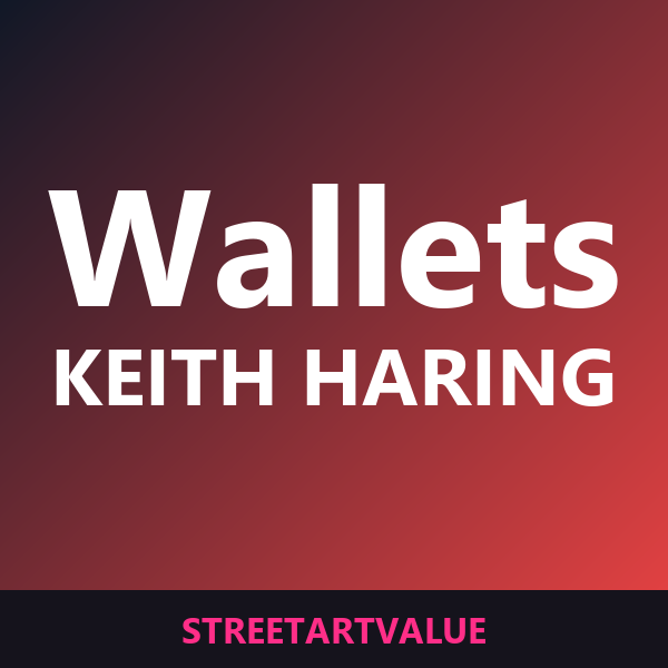 Keith Haring wallets on Amazon