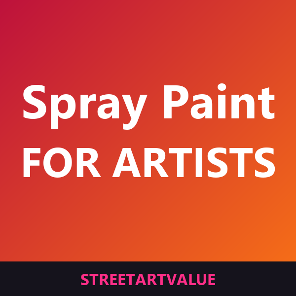 Spray paint for artists on Amazon