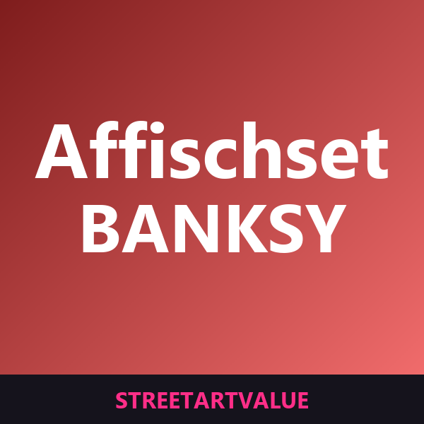 Banksy-affischer i set: böcker och tillbehör om gatukonst på Amazon