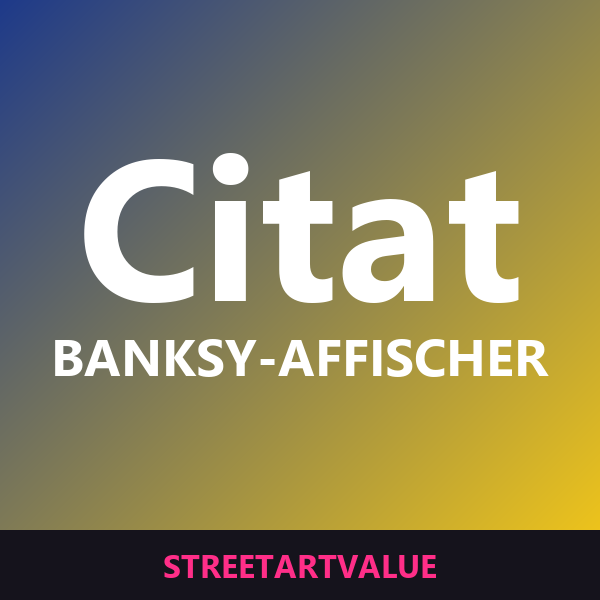 Banksy-affischer med citat: böcker och tillbehör om gatukonst på Amazon