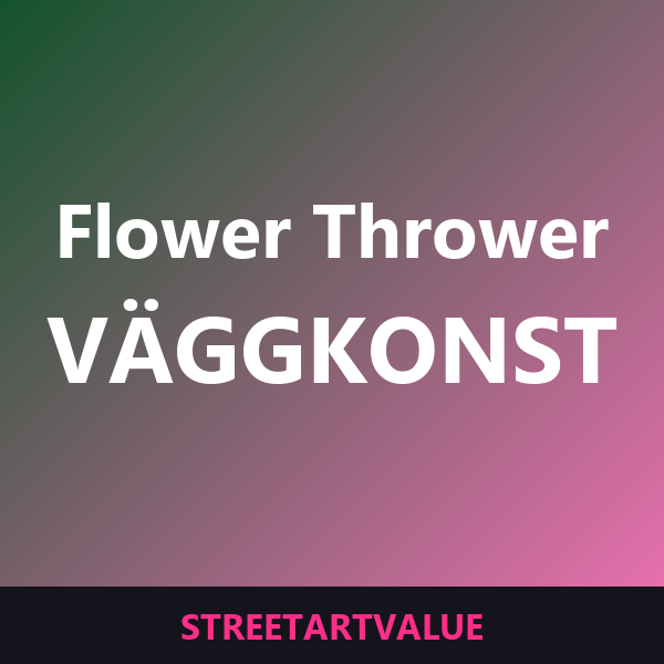Flower Thrower – väggkonst: böcker och tillbehör om gatukonst på Amazon