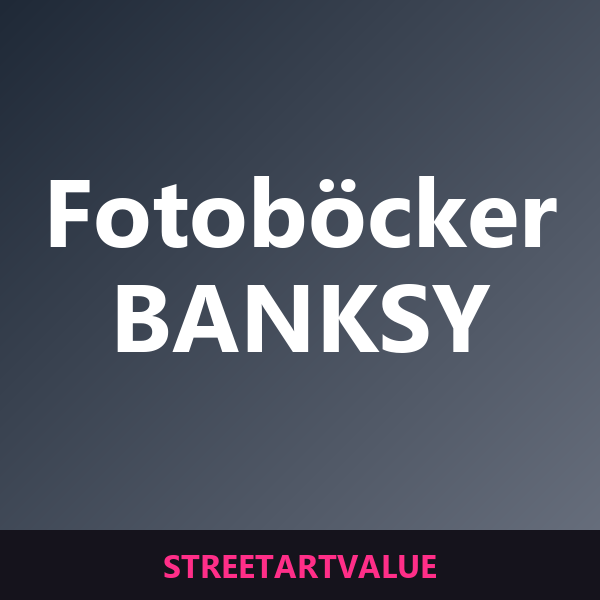 Banksy-fotoböcker: böcker och tillbehör om gatukonst på Amazon