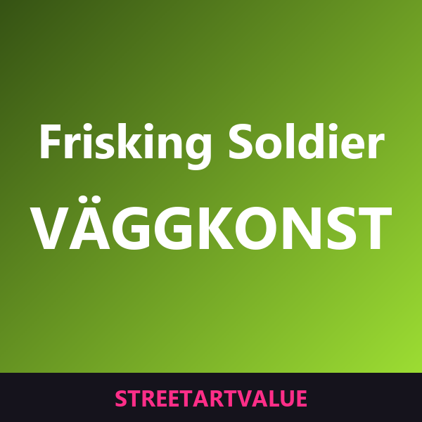 Girl Frisking Soldier – väggkonst: böcker och tillbehör om gatukonst på Amazon