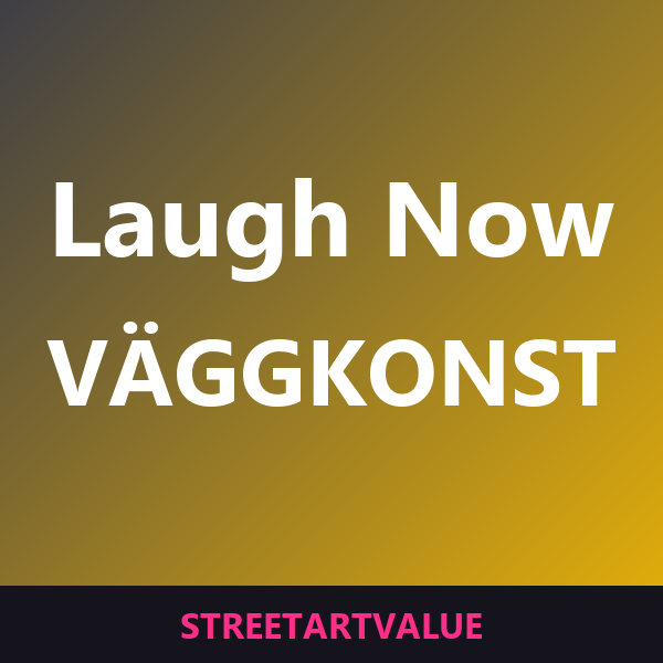 Laugh Now-apan – väggkonst: böcker och tillbehör om gatukonst på Amazon