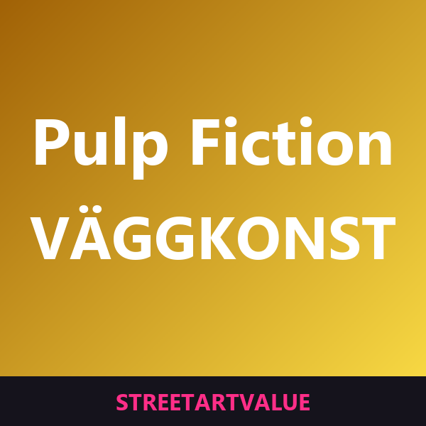Pulp Fiction – väggkonst: böcker och tillbehör om gatukonst på Amazon