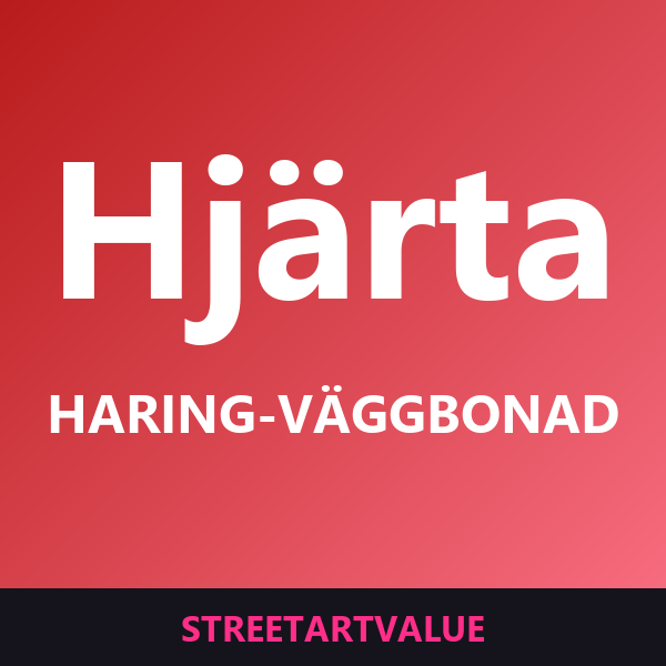 Haring-väggbonader med hjärta: böcker och tillbehör om gatukonst på Amazon