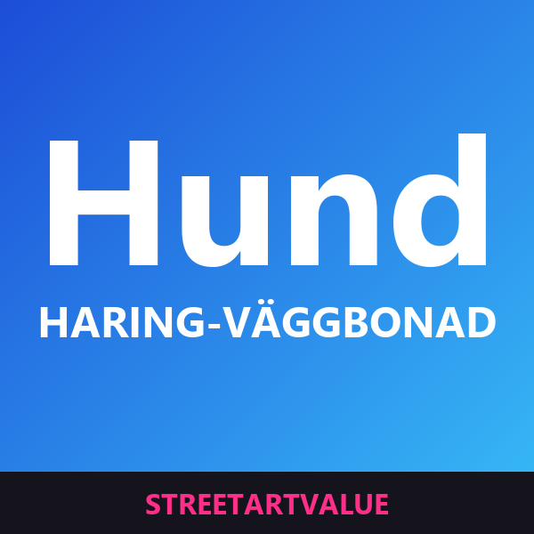 Haring-väggbonader med hund: böcker och tillbehör om gatukonst på Amazon