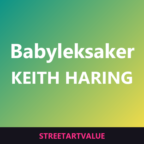 Keith Haring-babyleksaker: böcker och tillbehör om gatukonst på Amazon