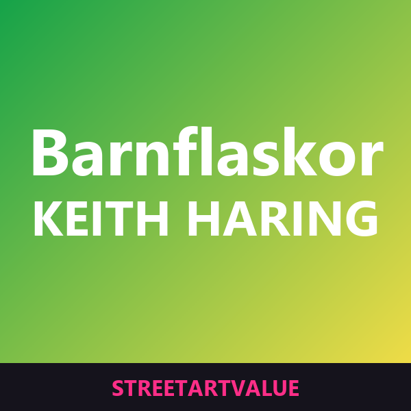 Keith Haring-flaskor för barn: böcker och tillbehör om gatukonst på Amazon
