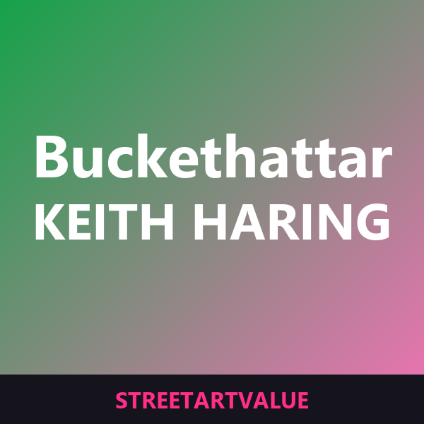 Keith Haring-buckethattar på Amazon